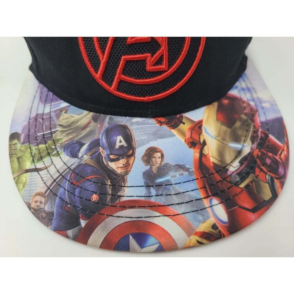 Youth Avengers Age of Ultron‎ Marvel Snapback Hat Cap Superhero Boy Girl Black